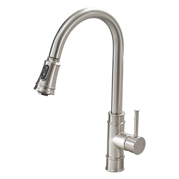 OMNITAIR keukenkraan Keukenkraan met uittrekbare sproeikop RVS Arena OMNITAIR