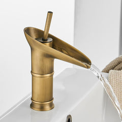 OMNITAIR Wastafelkraan Wastafelkraan MESSING KOPER Bamboo OMNITAIR