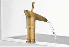 OMNITAIR Wastafelkraan Wastafelkraan MESSING KOPER Bamboo OMNITAIR