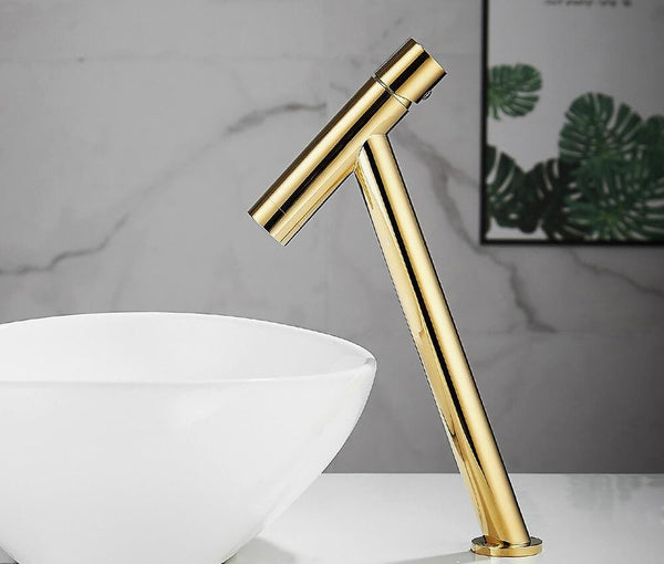 OMNITAIR Wastafelkraan Wastafelkraan GOUD CHROOM Amante OMNITAIR